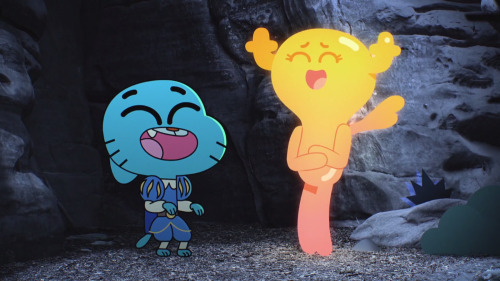 jordancarr1995:  I like that scene when Gumball and Penny and laughing scene on The Romantic
