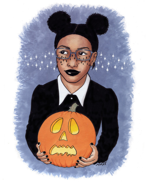 Halloween Magic, ink and digitalThe first Tuesday post in a while, just in time for spooky season.