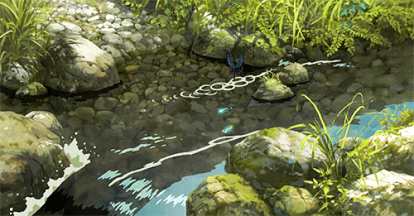 glazedeye-s:studio ghibli + nature scenario