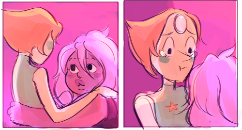 bevsi:  I think Pearl gets really worried about Amethyst sometimes  ; u; <3 <3 <3 <3