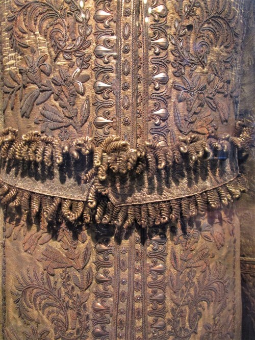 Goldwork garments made for the coronation of Charles X of France in 1825. The first photo shows the 