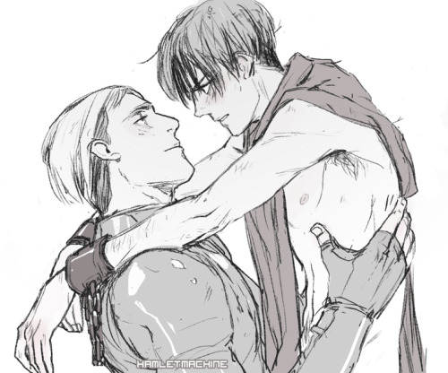 hamletmachine:  Erwin and a captured Levi adult photos