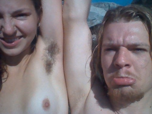 progressiveisouronlyfuture:  WOW, MORE HAIR THAN HER SIGNIFICANT OTHER!!! VERY COOL!!! hairypitsclub:  No worries darlin, I have enough for both of us :) I AM ALSO FOLLICLING IN LOVE WITH YOUR KERATENDRILS.   
