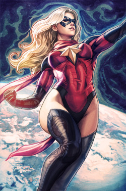 comicsbeforecandy:  XM Ms Marvel Art by Artgerm