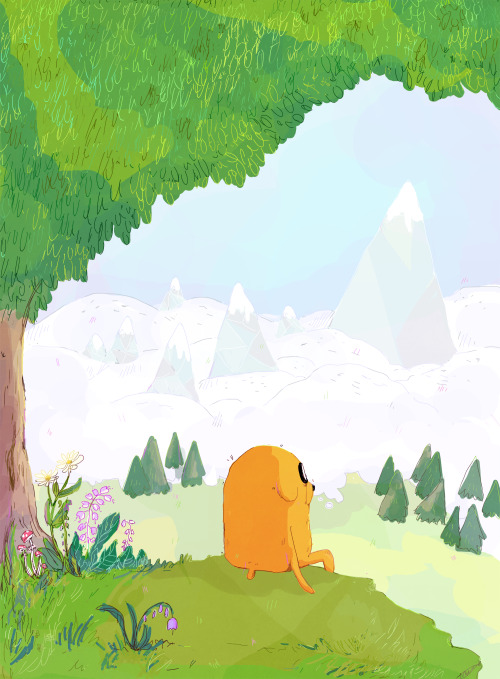 hellolittlefish: puppypillar: jake’s alone time looks guud on white on my phone 