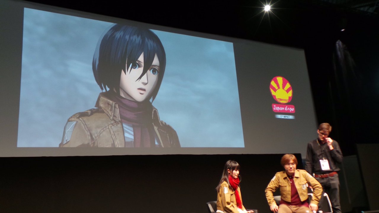 Ishikawa Yui (Mikasa) and KOEI TECMO president Koinuma Hisashi appeared at Japan