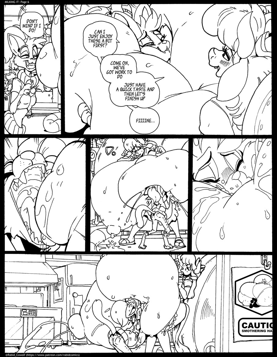 rabidcowolf: MILKING IT (A Patreon funded comic) Consider checking out my patreon