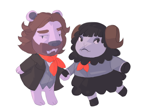 dziwaczka:What we do in the shadows characters as animal crossing villagers :)