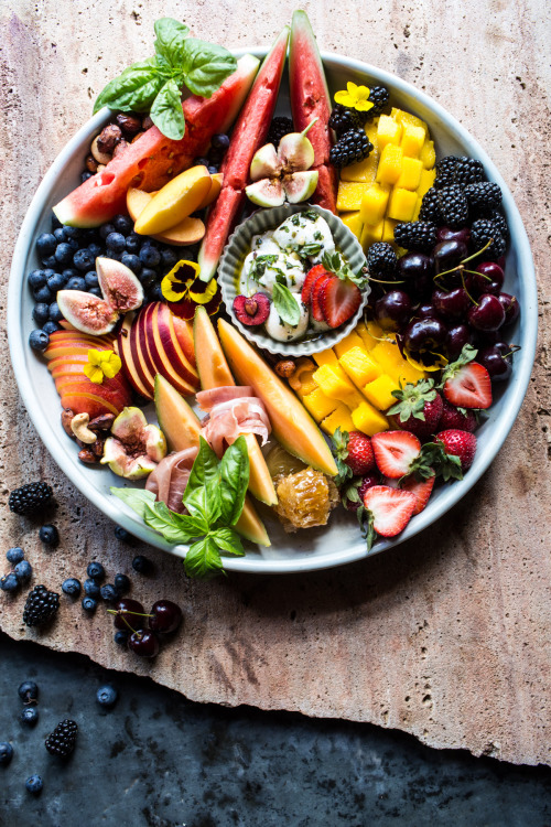 oooinfinityooo:  guardians-of-the-food:  Summer Fruit Plate   Now that right there is heaven on a plate. It doesn’t get any better than that.   Delicious!  Now I just need a sexy woman to eat it off of.. and feed it to.. piece by piece.. slowly..