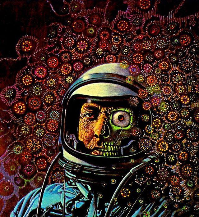 70sscifiart:
“Striking 1974 cover art by Joseph Lombardero for ‘The Worlds of Poul Anderson,’ by Poul Anderson
”