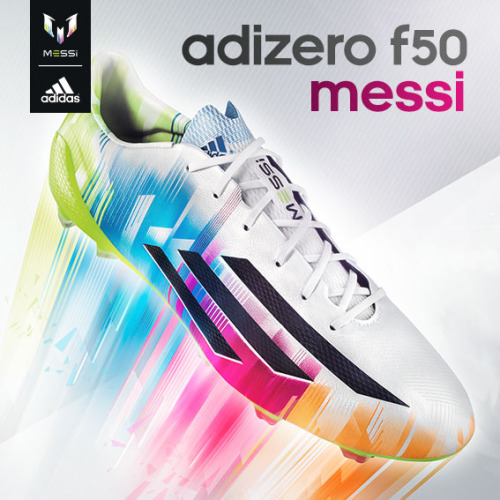 New cleat for Leo Messi!
adidas combines Samba colors into latest Messi signature adizero F50.