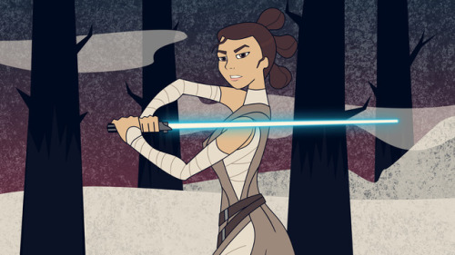 Always loved the Clone Wars micro series, so I did my own Clone Wars/Samurai Jack take on The Force 