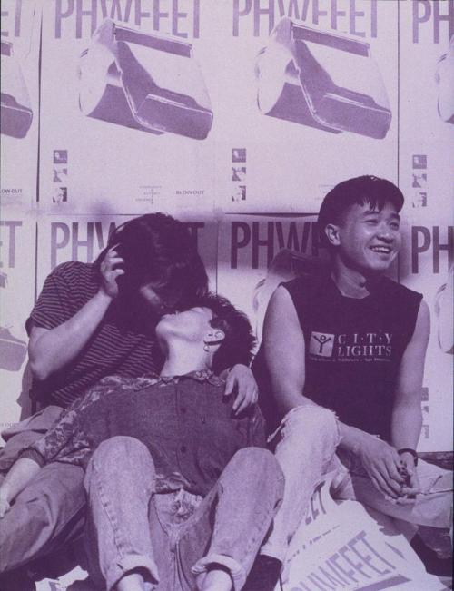 Asian Lesbian Couple Kissing, 1991 From UCSD