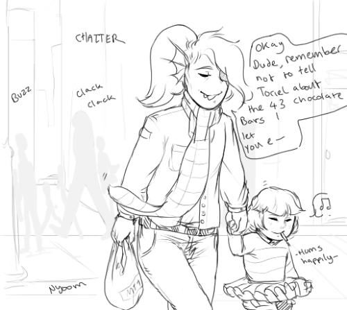 Porn ask-undyne-the-undying:  Babysitting is lots photos