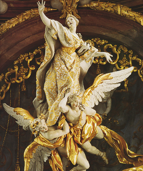 marzimar:The Assumption of the Virgin (1718-22) by Egid Quirin Asam Rohr, Germany