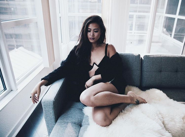 forloveanlemons:  For Love and Lemons Iris Illusion Bra Top