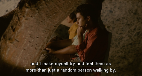 blomkvist: I imagine, like, how deeply they’ve fallen in love… or how much heartbreak they’ve all been through. (Her, 2013)