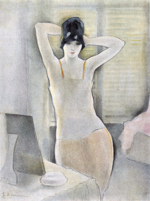 huariqueje:Before the Mirror    -   Jeanne Mammen 1927German  1890–1976 