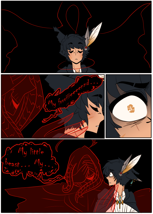  the voidseeker (part 1 of a longer comic I’ve been working on about Z’ahra becoming a Reaper) 