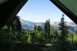 exhibitionistatheart:  There is nothing like waking in a tent. ❤️