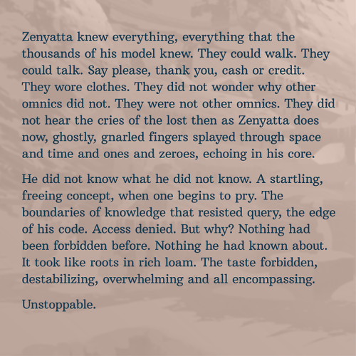 A preview of my fic for the @zenyattazine ! Zenyatta reminisces about sapience, loss, and the future