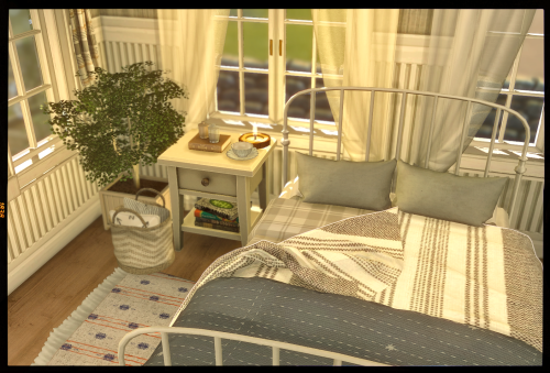 harinezumi-sims: While waiting (impatiently) for the Cottage Living pack, I decorated this cottage b