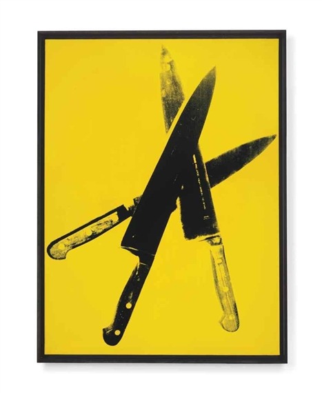 artist-andy-warhol:  Knives, 1982, Andy Warhol www.wikiart.org/en/andy-warhol/knives-1982