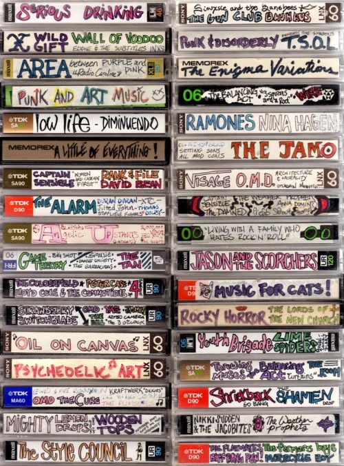 The Lost Art of Cassette Design by Steve Vistaunet