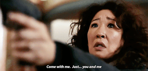 queenoftherebels:Come with me. Just… you and me. Please. Just you and me.
