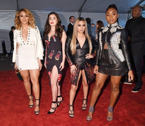 Fifth Harmony on the iHeart Awards red carpet.  