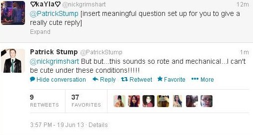 swallow-the-keys:  Today Patrick says… 