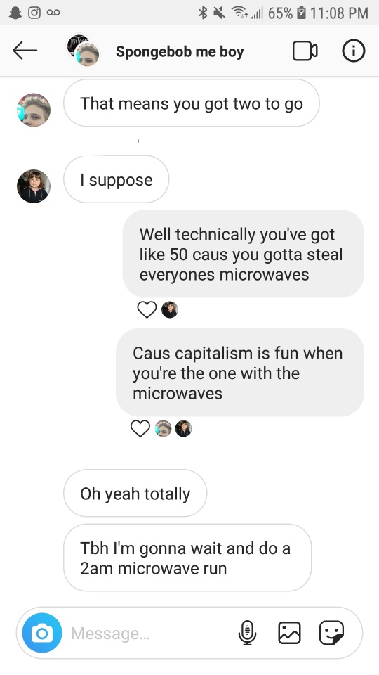 Back At It With The Spongebob Me Boy Groupchat And The Microwave Capitalism
