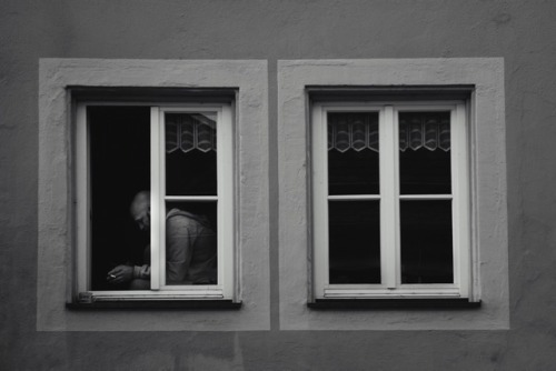 Man in Rothenburg, Germany