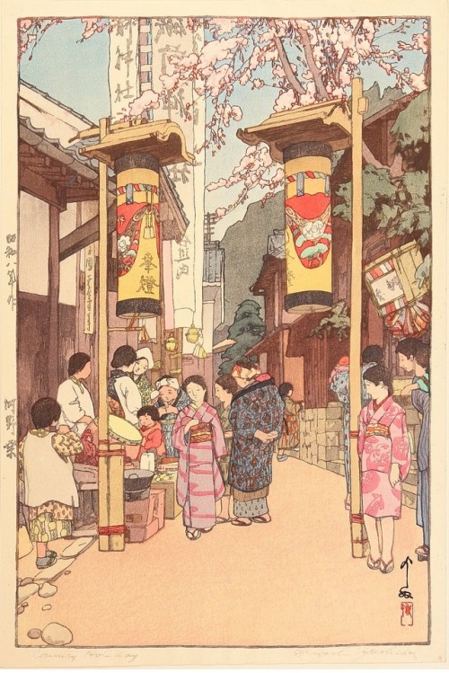 Hiroshi Yoshida 吉田 博 (1876 - 1950) - Country Holiday 1933