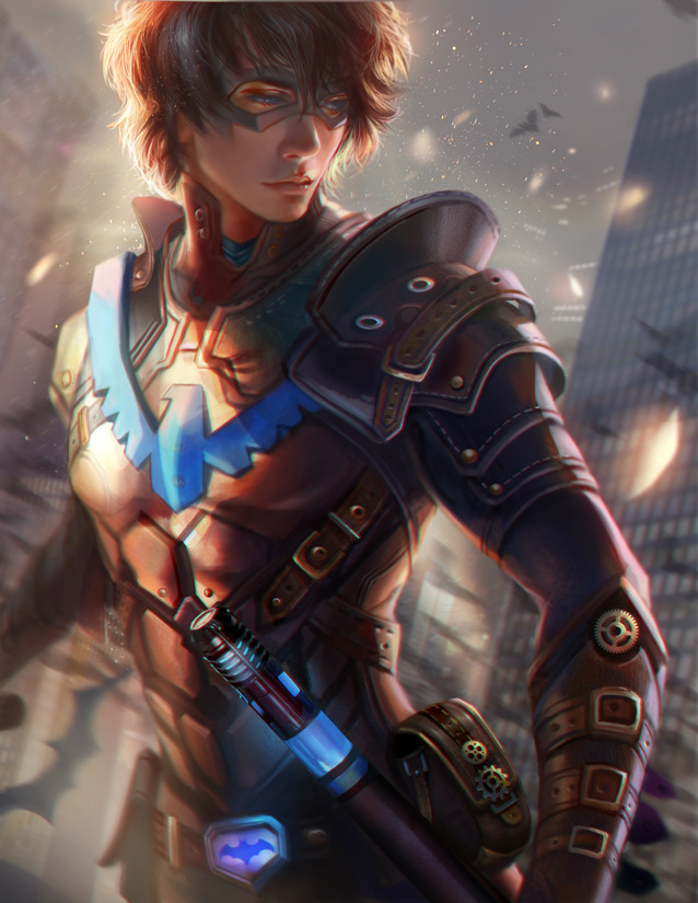 Night wing Steam punk style by jiuge 