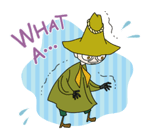 abandonedshops:snufkin line stickers 2/2 (bonus moominpappa and stinky!)