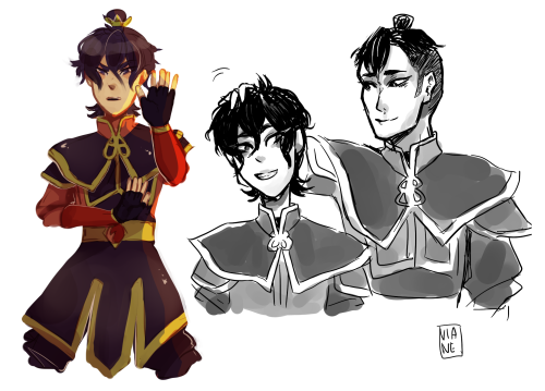 viane-art: bunch of Avatar Allura AU doodles based on palladinâ€™s keith headcanonsÂ and minei am deFINITELY going to draw more of this 