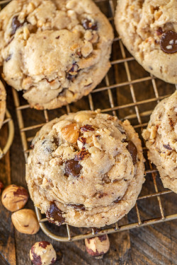 foodffs:  DARK CHOCOLATE CHIP HAZELNUT COOKIES Follow for recipes Is this how you roll?