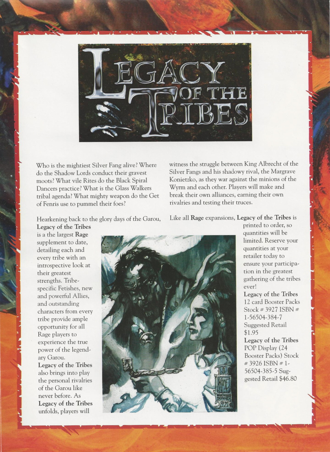 Margrave Konietzko Rage Apocalypse CCG TCG Cards Legacy of the Tribes