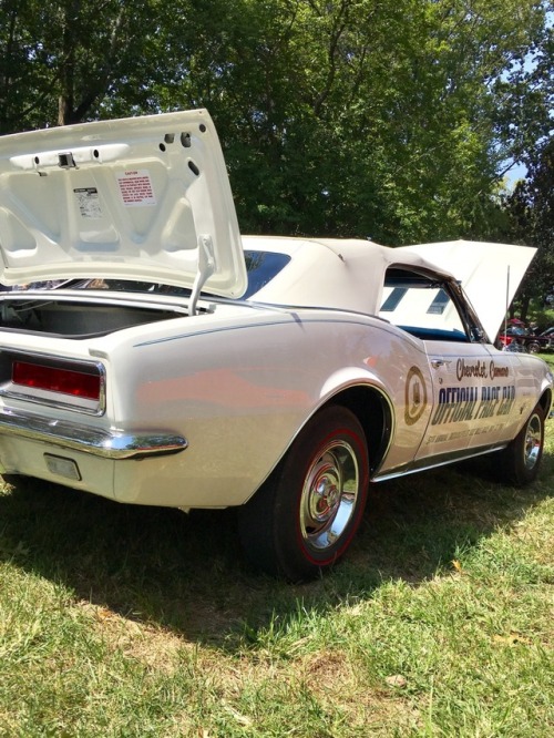 Mint condition 1967 Camaro Indy 500 Pace Car at a local car show last weekend. This car has a 350 wi