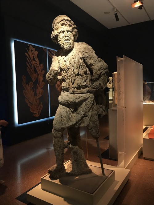 odys-seus:Marble statue of Odysseus, from the Antikythera shipwreck, Late Hellenistic period, circa 