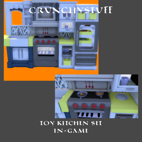  CS Toy Kitchen set (Public 01/19/22)100% my meshAll LODSSearch  " CS kitchen set" in buil