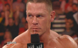 Cena! Put that back in your mouth! XD