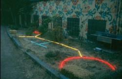 cpu1:  Urban Crop Circle, 1994Temporary Neon