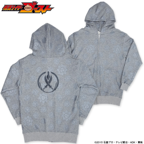 Bandai Fashion Net has opened pre-orders for a gray Musashi hoodie from the upcoming Kamen Rider Gho