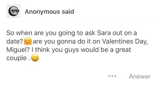 You think so? I-I’ll ask her out as soon as I can get over my nerves! Valentine’s might be the perfe