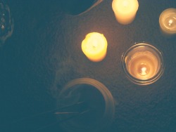 thecauldronborn:  Photos from the full moon ritual two nights ago with my friend Hannah. I love taking pictures of candles. The photos are by me, please don’t steal them :) 