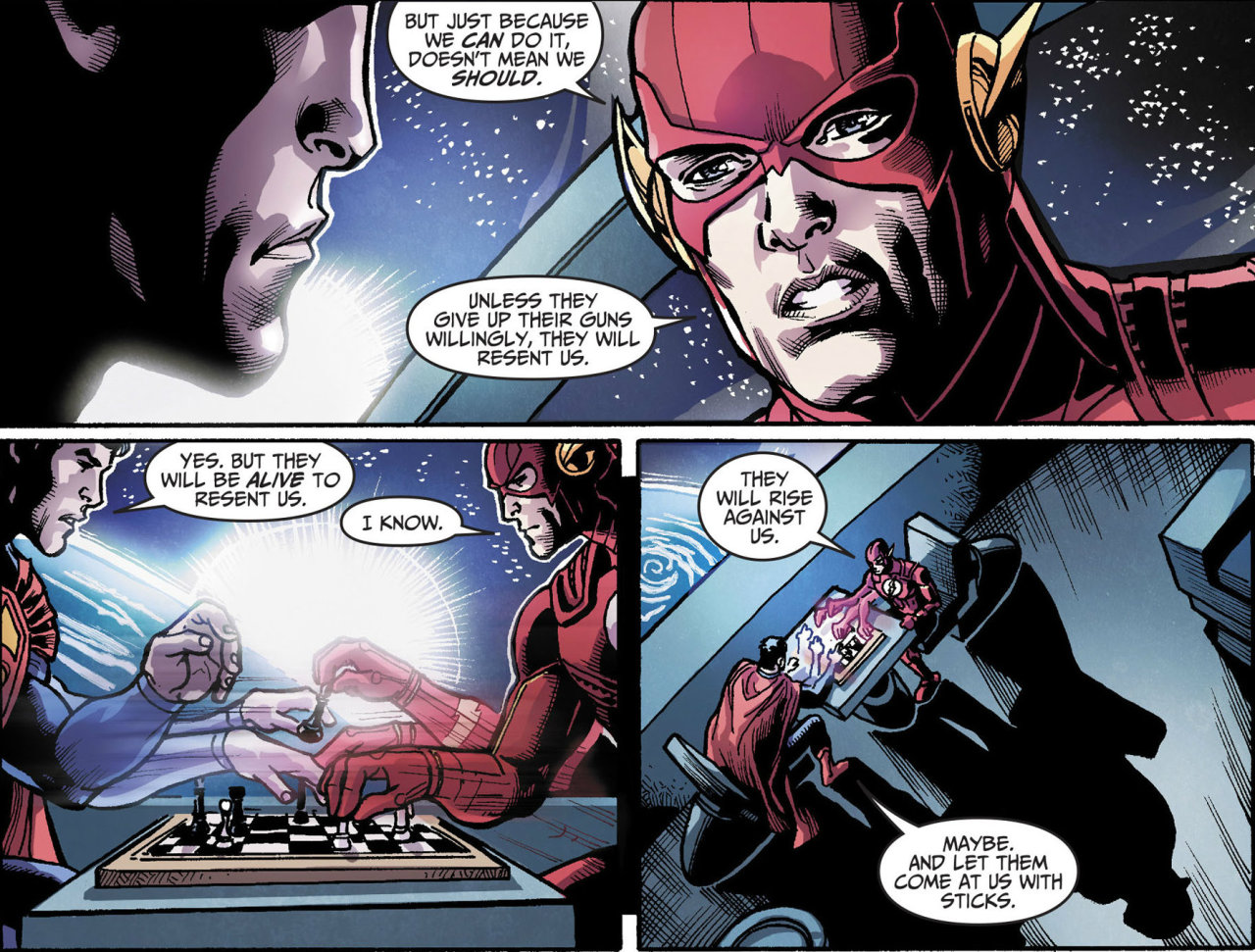 despondentparamour:   Injustice: Gods Among Us #26  This is one of my favorite moments