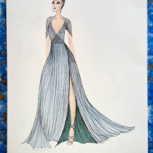 This one&rsquo;s my favorite #ballgown #design #illustration #fashion #inktober (at Belltown, Se