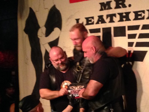 roughtradegear:  Congratulations from the Rough Trade Gear Team to our Eagle LA Mr. Leather 2014 Eric Paul Leue! #mrealgela #mreaglela2014 #eaglela #roughtradegear #lalc #leathermen #losanglesleather 